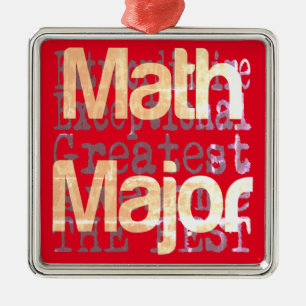 Math Major Extraordinaire Metal Tree Decoration