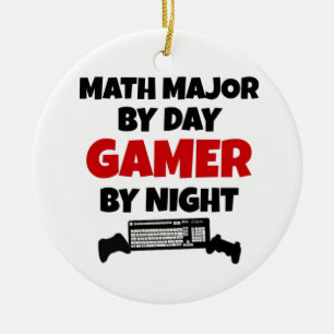Math Major Gamer Ceramic Tree Decoration