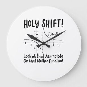 Math Mathematics Large Clock