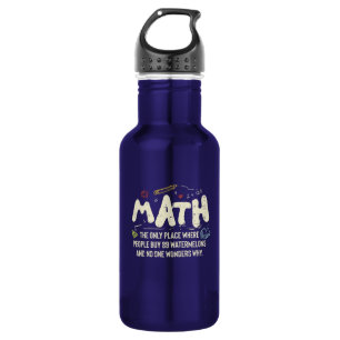 Math Mathematics Math Teacher Gift 532 Ml Water Bottle