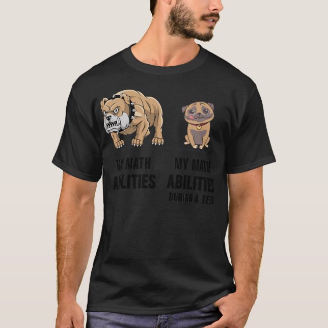 Math Mathematics Mathematician Test friendship wes T-Shirt (Front)