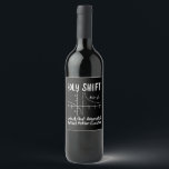 Math Mathematics Wine Label<br><div class="desc">Math quote design for a math teacher,  students and all the mathematics and geometry love.</div>