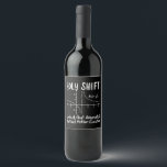 Math Mathematics Wine Label<br><div class="desc">Math quote design for a math teacher, students and all the mathematics and geometry love.</div>