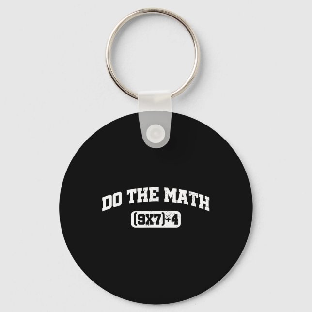 Math Meme, Math 67 Meme, Funny Six Seven Teacher S Key Ring (Front)