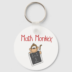 Math Monkey Key Ring