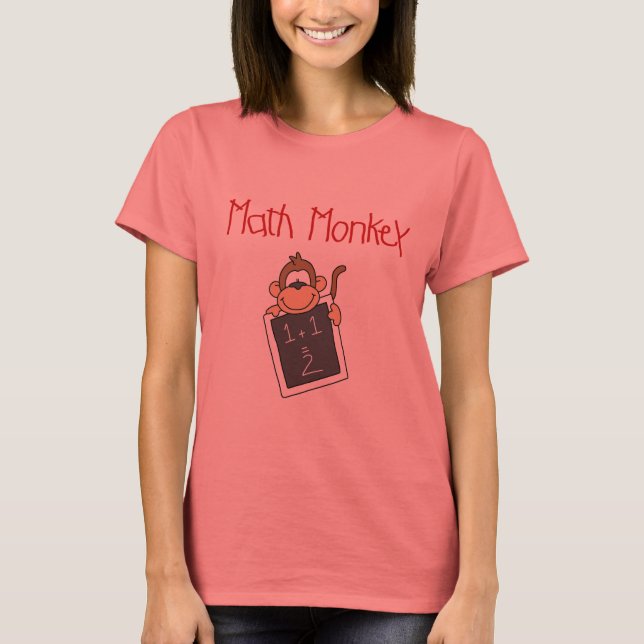 Math Monkey Tshirts and Gifts (Front)
