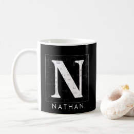 Math Monogram - Letter N Coffee Mug