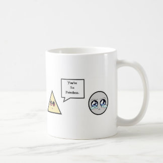 Math mug/ triangle joke coffee mug