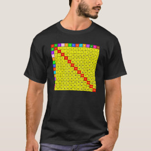 Math Multiplication Tables Learning For Kids Men W T-Shirt