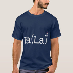 Math Nerd Christmas Fa la la la eponent T-Shirt