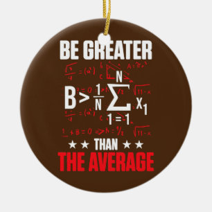 Math Nerd Maths Teacher Mathematician Calculus Ceramic Tree Decoration