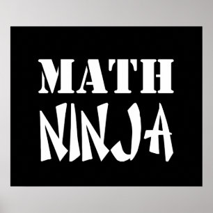 Math Ninja Poster