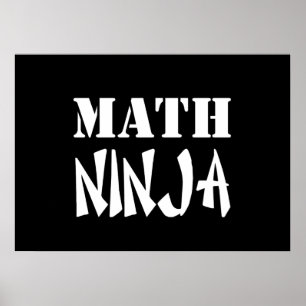 Math Ninja Poster