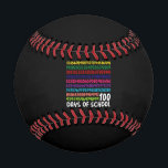 Math Numbers 100th Day of School Teacher Kids  Baseball<br><div class="desc">100th Day of School Teacher Kids 100 Days Math Numbers T-Shirt</div>