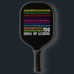 Math Numbers 100th Day of School Teacher Kids  Pickleball Paddle<br><div class="desc">100th Day of School Teacher Kids 100 Days Math Numbers T-Shirt</div>
