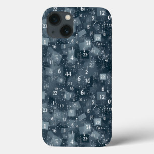 Math Numbers Abstract iPhone 13 Case