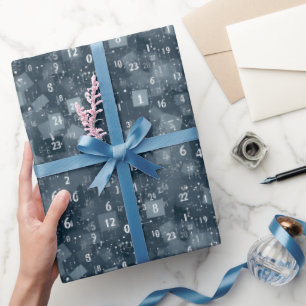 Math Numbers Abstract Wrapping Paper