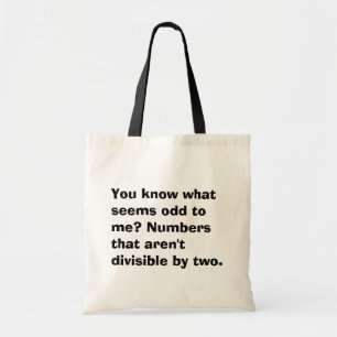 Math Odd Tote Bag