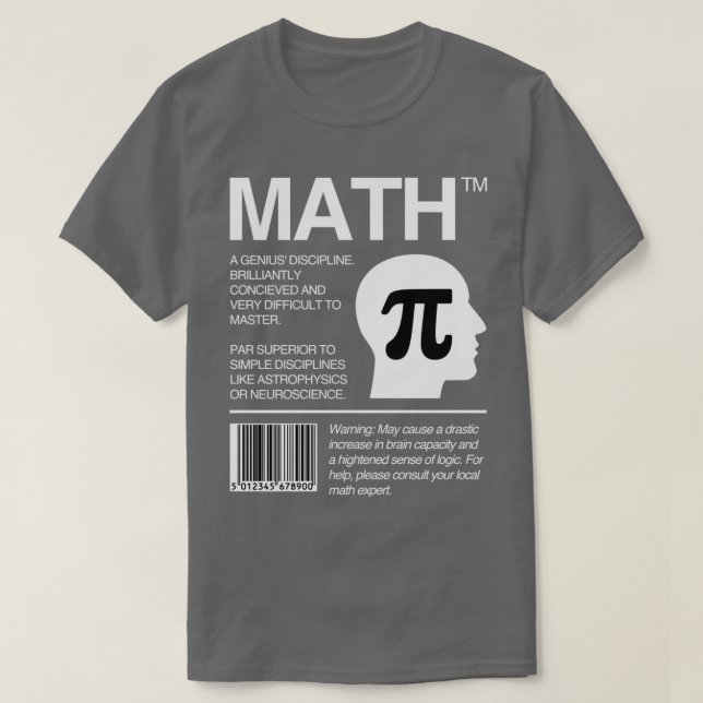 Math Package Math Teacher T-Shirt (Design Front)
