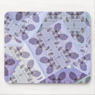 Math patchwork mouse pad