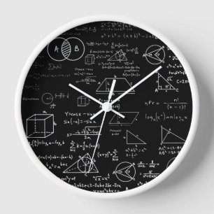 math pattern science school sketch drawing geek ma clock