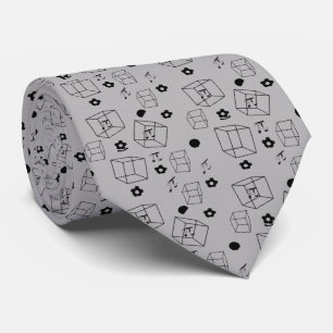 Math Pattern  Tie