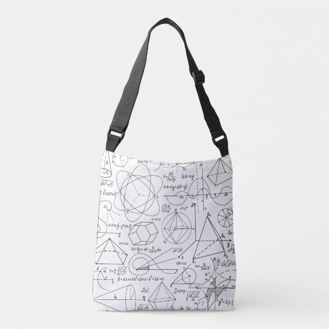 Math Pattern Tote Bag (Front)