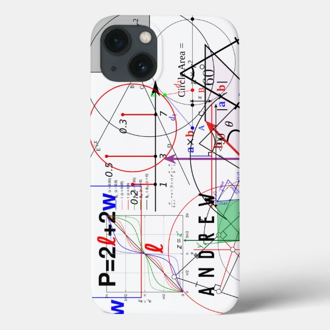Math Physics Science Equation Personalised Case-Mate iPhone Case (Back)