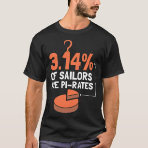 Math Pi Pirate Funny pony funny T-Shirt