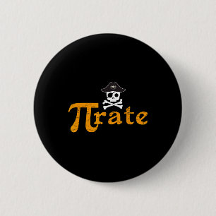 Math Pirate Happy Pi Day 6 Cm Round Badge