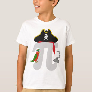 Math Pirate with parrot T-Shirt