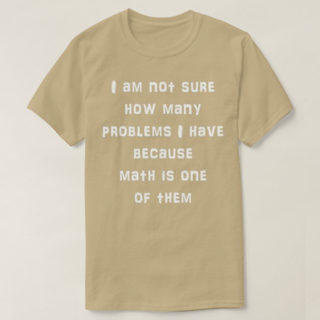 Math problem  T-Shirt (Design Front)