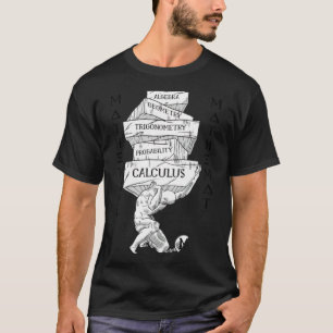 Math Problems bubble in the T-Shirt