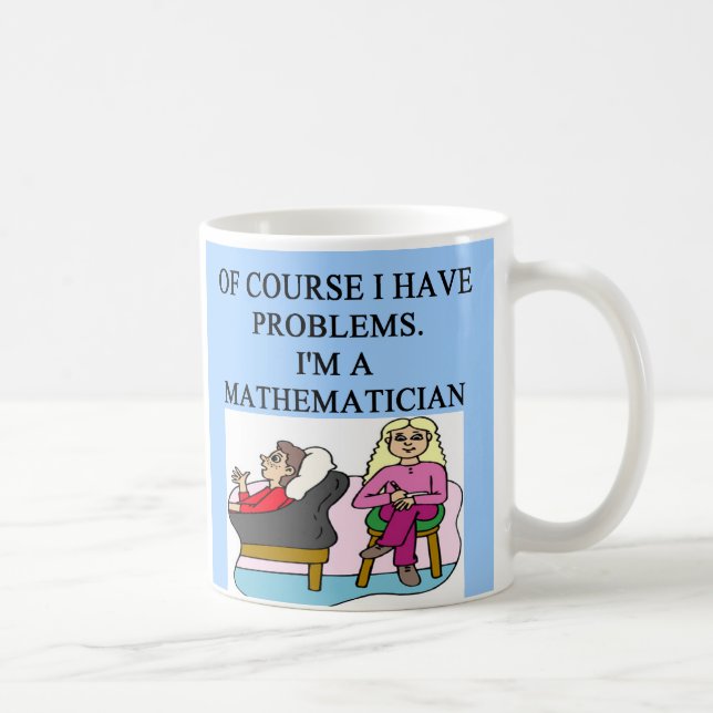 MATH psychology joke, MATH psychology joke Coffee Mug (Right)