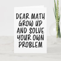 Math Quote Funny Geek Teacher Nerd Student Gift