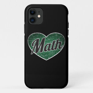 Math Retro Heart Blackboard Love Case-Mate iPhone Case