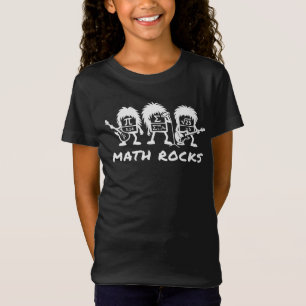 Math Rocks Academic Rock Band Humor T-Shirt