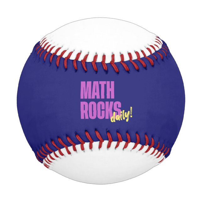 Math Rocks Daily Baseball (Front)