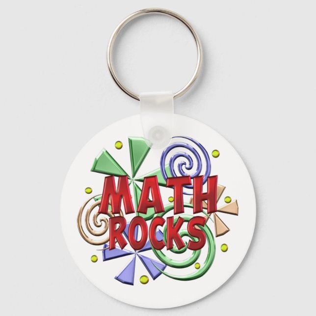 Math Rocks Key Ring (Front)