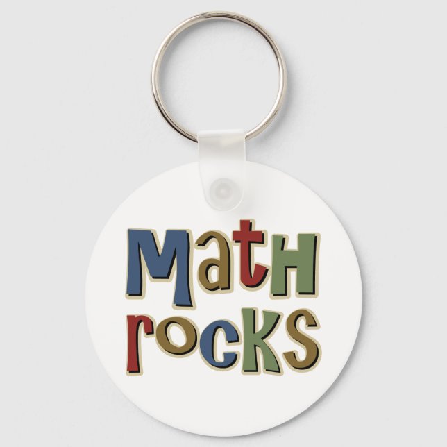 Math Rocks Key Ring (Front)