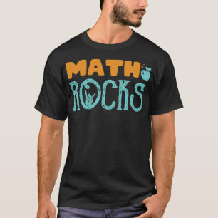 Math Rocks Mathematician Addition western funny  T-Shirt