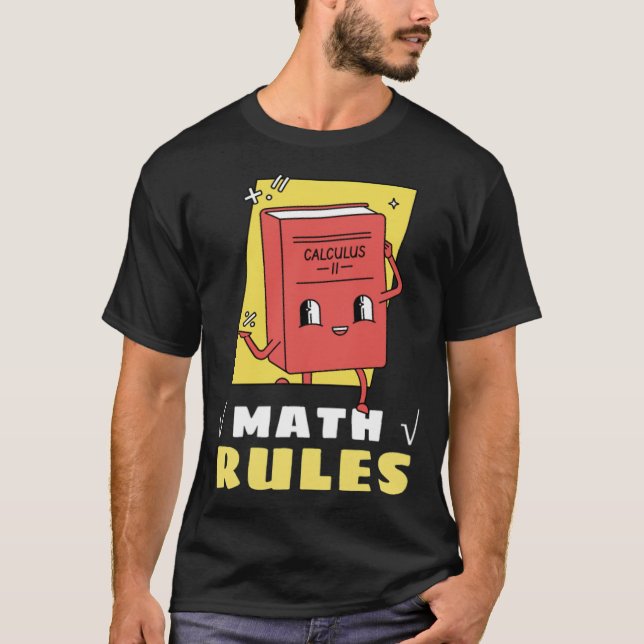 math rules einstein  T-Shirt (Front)