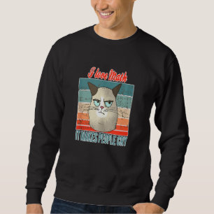 Math S For A Math Genius  Science Cat Sweatshirt