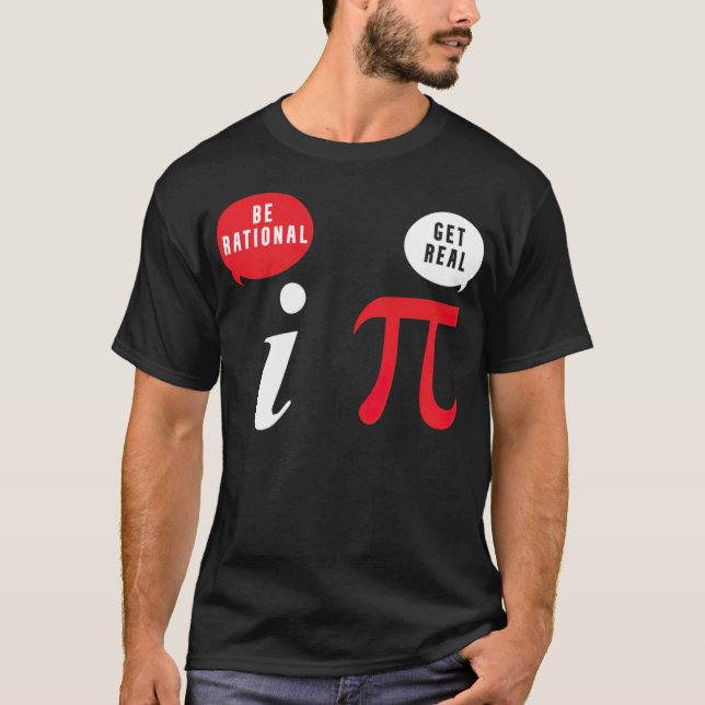 Math Saying Get Real Math friendship artsy  T-Shirt (Front)