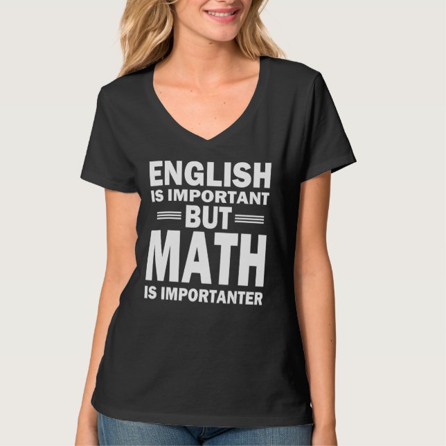 Math Science Nerd Teacher  Idea Birthday T-Shirt (Front)
