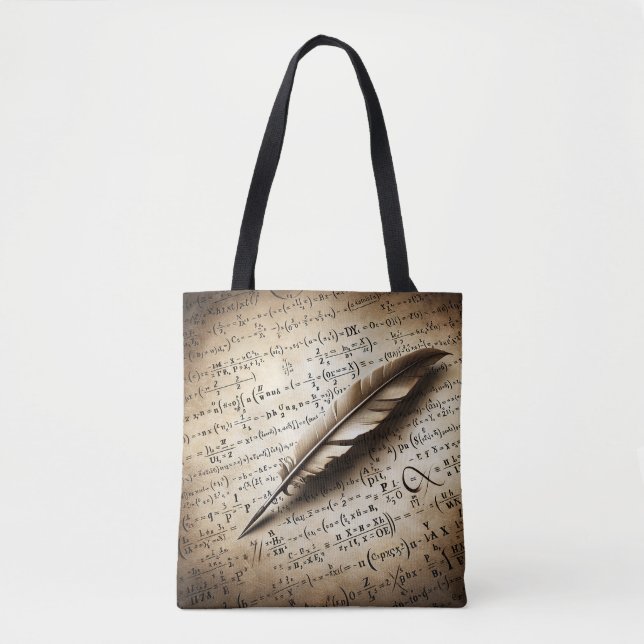 Math Science Teacher geek Masculine Man Purse Bag (Front)