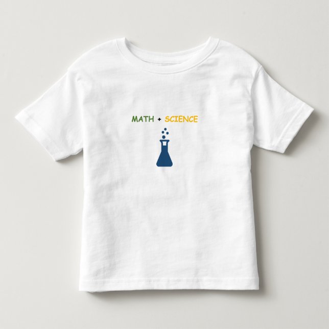 Math + Science Toddler T-Shirt (Front)