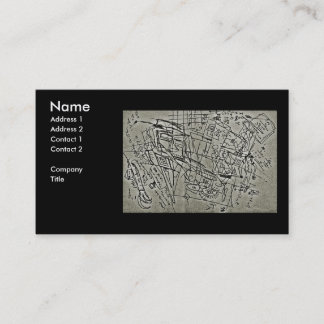 MATH SCRIBBLE BUSINESS CARD