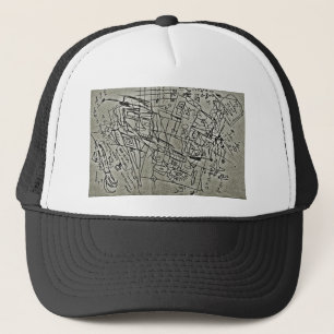 MATH SCRIBBLE TRUCKER HAT