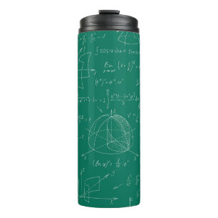 Math scribbles thermal tumbler